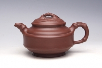 紫砂壶图片：双线竹鼓 - 美壶网