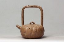 紫砂壶图片：年轮提梁 - 美壶网