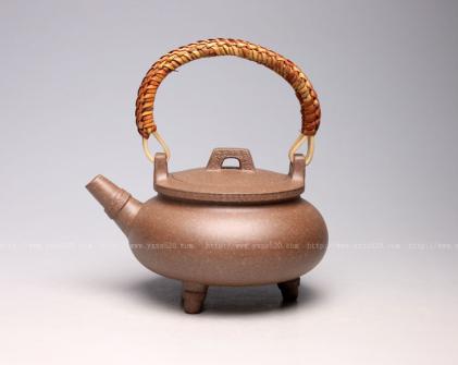 吴建平紫砂壶 《香炉》泥料：降坡段 容量300cc 