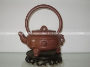 紫砂壶图片：玉璧提梁 - 美壶网