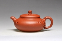 紫砂壶图片：全手工《暗香》泥料：朱泥 容量：230cc - 美壶网