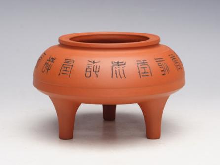 周奇鸣紫砂壶  杂件（花盆）小红... 