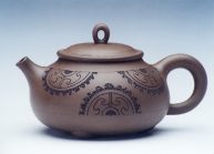 紫砂壶图片：思古瓦当  - 美壶网
