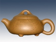 紫砂壶图片：冰纹石瓢 - 美壶网