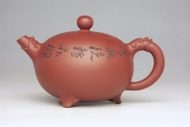 紫砂壶图片：如意虎鼎 - 美壶网