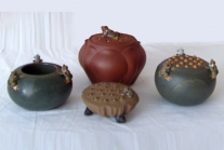 紫砂壶图片：青哇喷水系列 - 美壶网