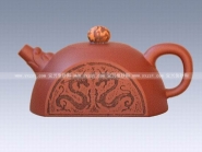 紫砂壶图片：神龙瓦当 - 美壶网