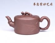 紫砂壶图片：竹报平安 - 美壶网