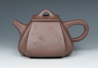 紫砂壶图片：四方抽角 - 美壶网