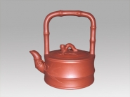 紫砂壶图片：竹节提梁 - 美壶网