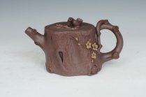 紫砂壶图片：双色梅桩 - 美壶网