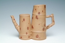 紫砂壶图片：竹趣壶 - 美壶网