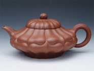 紫砂壶图片：合菱（朱泥） - 美壶网