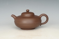 紫砂壶图片：寿扁壶 9500元 - 美壶网