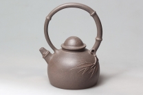 紫砂壶图片：渔翁提梁 - 美壶网