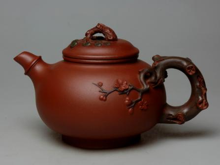 郑永平紫砂壶 鼓腹三友  360cc 