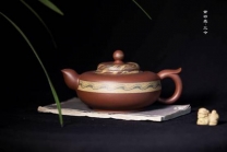 紫砂壶图片：画溪画浪 - 美壶网