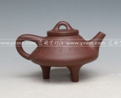 紫砂壶图片：三足石瓢 - 美壶网