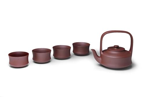 潘旭超紫砂壶 提壁套壶 