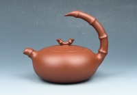 紫砂壶图片：单竹提梁 - 美壶网