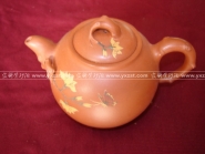 紫砂壶图片：红叶壶350cc - 美壶网