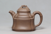 紫砂壶图片：四方竹鼎 - 美壶网