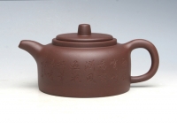 紫砂壶图片：缩盖井栏壶 - 美壶网