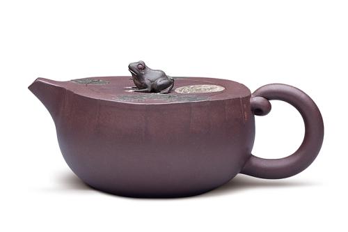 储集泉紫砂壶 荷塘系列-荷塘月色 