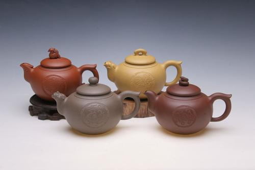 徐晏紫砂壶 四方平安 