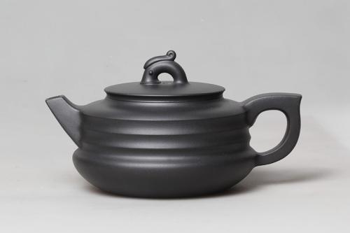 朱建平紫砂壶 碧玉韵泉壶 