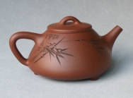 紫砂壶图片：子冶石瓢壶 - 美壶网