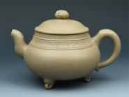 紫砂壶图片：三脚汉壶 - 美壶网