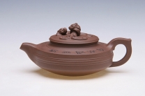 紫砂壶图片：双龙风韵壶 - 美壶网