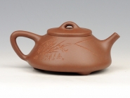 紫砂壶图片：子冶石瓢(全手工) - 美壶网