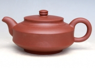 紫砂壶图片：云肩扁壶 - 美壶网