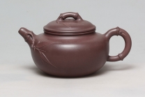 紫砂壶图片：竹福壶 - 美壶网