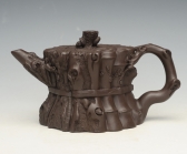 紫砂壶图片：束柴三友     容量：250cc - 美壶网