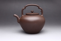 紫砂壶图片：吴经提梁 - 美壶网