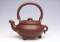 紫砂壶图片：金凤提梁 - 美壶网