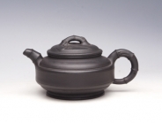 紫砂壶图片：双线竹鼓 - 美壶网