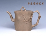 紫砂壶图片：手工梅桩 - 美壶网