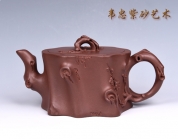 紫砂壶图片：梅桩报春 - 美壶网