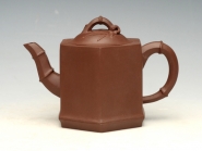 紫砂壶图片：六方竹节 - 美壶网