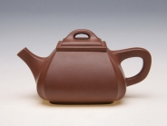 紫砂壶图片：四方石瓢 - 美壶网