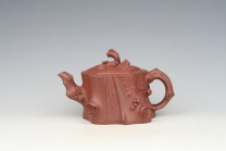 紫砂壶图片：松鼠葡萄桩 - 美壶网