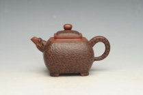 紫砂壶图片：绞泥豹方 - 美壶网