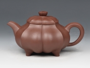 紫砂壶图片：四蹄葵菱 - 美壶网