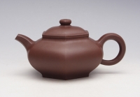 紫砂壶图片：六方潘壶 - 美壶网