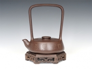 紫砂壶图片：此乐提梁 - 美壶网