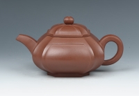 紫砂壶图片：四方抽角 - 美壶网